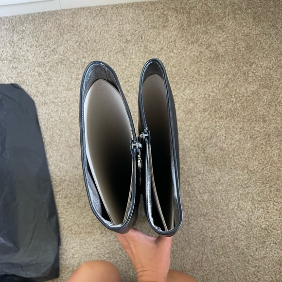 Ferragamo boots in black leather- size 9 - Picture 6 of 8